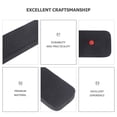 thumbnail image 3 of RENACLIPY 1 Set Classroom Pin Boards Felt Bulletin Board Strips 33x5cm Black Memo Display 6 Strips per Set, 3 of 8