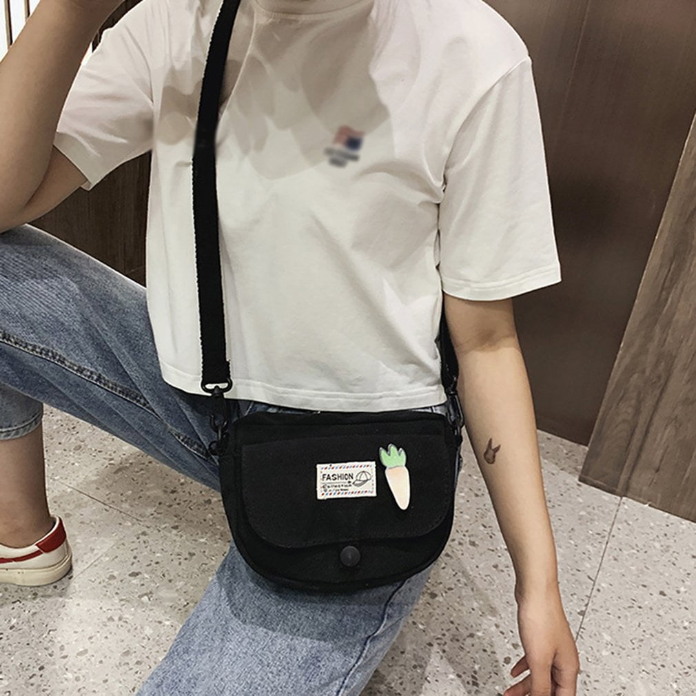 Canvas Handbags Korean Mini Student Bag Cell Phone Bags Small Crossbody Bags | Walmart Canada