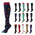 thumbnail image 3 of Baywell Compression Socks for Women and Men Circulation Black Long Socks for Athletic Running, 3 of 3