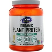 Now Foods Organic Plant Protein Creamy Vanilla 2 lbs 907 g