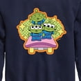 thumbnail image 3 of Toy Story - Green Checker - Youth Boys Crew Fleece Sweatshirt, 3 of 5