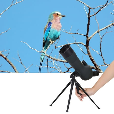Outdoor 20-60X Zoom Spotting Scope Green Film Coated Optical Lens with Tripod Carrying Bag for Birdwatching Hunting Camping Moutaineering (Best Hunting Tripod For Spotting Scope)