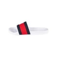 thumbnail image 2 of Tommy Hilfiger Rubber Flag Pool Sliders, White, 2 of 9