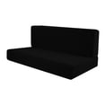 thumbnail image 2 of S SERENABLE 4 Pieces RV Seat Covers Soft Bench Covers Camper Cushion Covers for Trailers black, 2 of 8