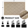thumbnail image 2 of TIMO Indoor Door Mat, Front Door Mat 36"x59" Rubber Backing Non Slip Absorbent Doormat, Resist Dirt Indoor Mats for Front Door Entry, Washable Low-Profile Entry Mat, Beige, 2 of 6
