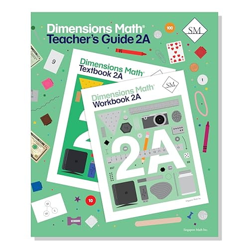 Pre-Owned Dimensions Math Teacher's Guide 2A [Spiral-bound] Singapore Math Inc. [Paperback] Singapore Math Inc. [Paperback] Singapore Math Inc., 9781947226340, 1947226347, Paperback,