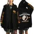 thumbnail image 1 of Veste à Capuche Zippée Anime Karasuno Plus Size Sweatshirt Harajuku Unisexe, 1 of 6