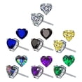 thumbnail image 4 of YYKihy Fashionable Mini Heart Shaped Zircon Earrings With Women's Hearts Colorful And Earrings Heart Shaped Earrings With Their Cute Heart Shaped Shape Symbolize Love And Warm, 4 of 9