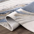 thumbnail image 3 of Abani Regal Collection Elegant Modern 7'9" x 10'2" Grey Blue Topography Mapping Area Rug, 3 of 5