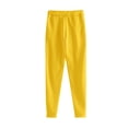 thumbnail image 4 of Wutalume Men's and Women's 2-Piece Fleece Lined Hoodie Set, Solid Color Casual Outfit with Pocket Joggers, Cold Weather Wear,Yellow 3XL, 4 of 4