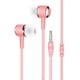 thumbnail image 1 of Audífonos intrauditivos universales Audífonos Audífonos de música Audífonos de 3,5 mm (rosa), 1 of 5