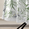 thumbnail image 5 of GZHJMY Outdoor Tablecloth with Zippered Umbrella Hole, Machine Washable, 60-Inch Round, for Indoor Outdoor Gatherings, Green Leaf Flower, 5 of 7