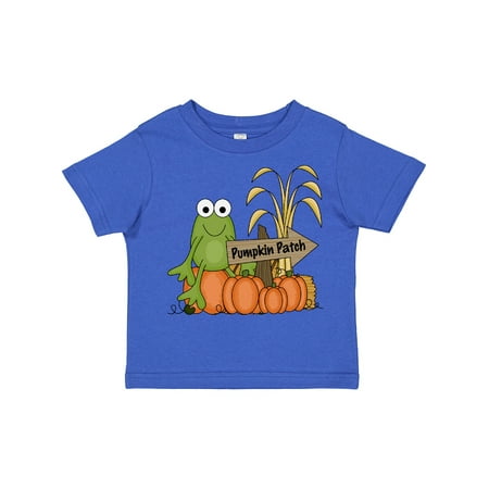 

Inktastic Frog at a Pumpkin Patch Gift Toddler Boy or Toddler Girl T-Shirt