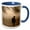 Blue/White, variant on 3drose, the Old Oak and the Steed, 15oz Mug