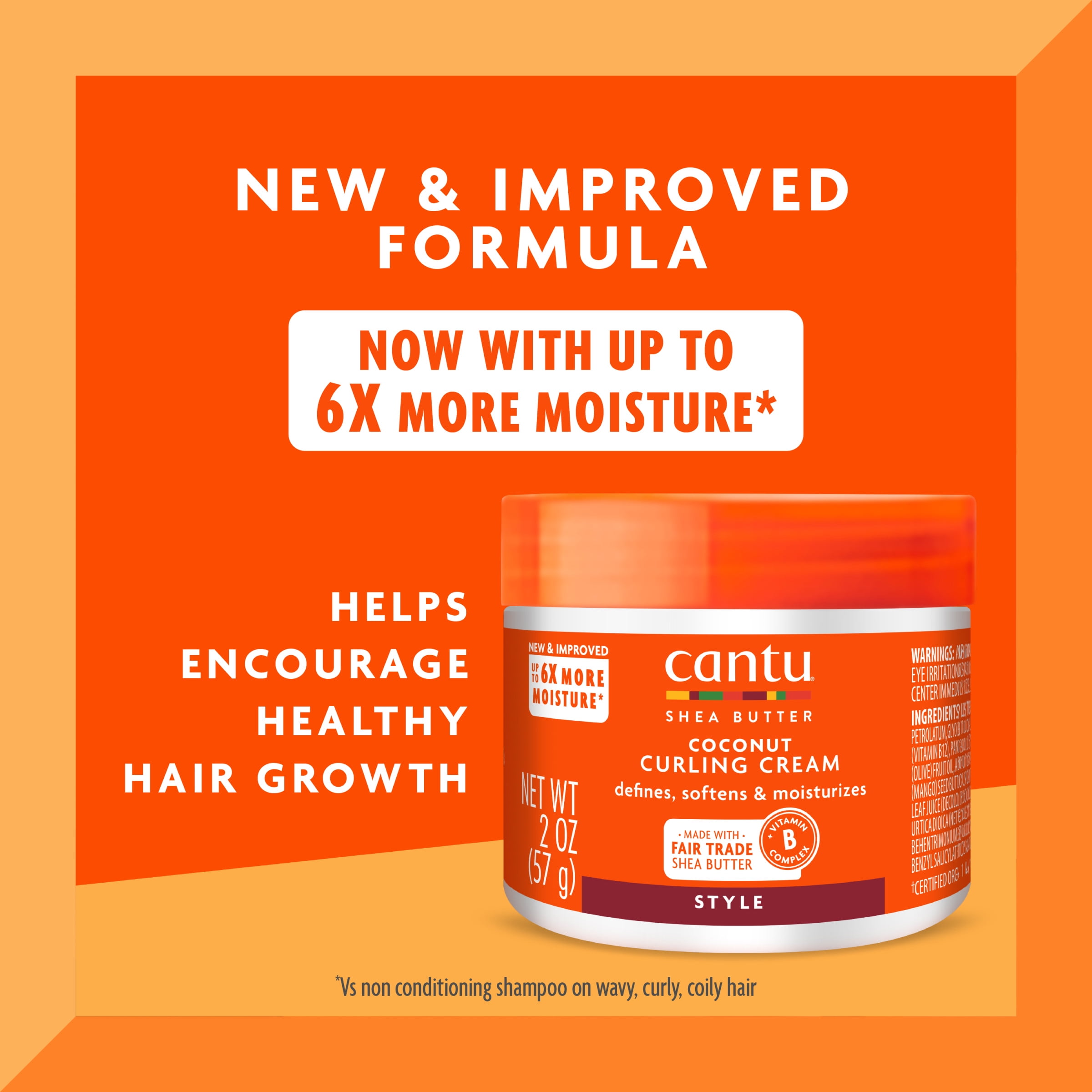 Cantu Shea Butter Moisturizer for Curly & Natural Hair, Coconut