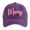Purple, variant on Riforla Mama Hats for Women Funny Adjustable Mini Baseball Cap Hats for Woman Red