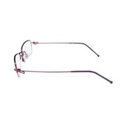 New Aristar 17261 Womens/ladies Designer Half-rim Violet Sophisticated Design Stainless Steel Frame Demo Lenses 50-18-140 Spring Hinges Eyeglasses/eyeglass Frame