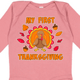 thumbnail image 4 of Inktastic My First Thanksgiving with Cute Turkey Boys or Girls Long Sleeve Baby Bodysuit, 4 of 5
