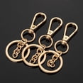 thumbnail image 2 of 6 Pack Metal Swivel Lobster Claw Clasps and Key Rings, Keychain Clip with Large Key Ring, Premium Keychains Clips, Snap Hooks and Sturdy Key Rings, for Key Chain Making Kit, Art Craft, Jewelry Making, 2 of 5