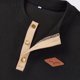 thumbnail image 5 of pstuiky camisas de manga larga para hombre, Sudadera con capucha de pana con cuello redondo, manga larga y botones en color block para hombre top de hombre s, 5 of 6