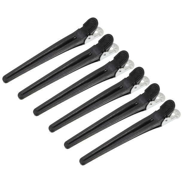 Pinza para el pelo Unique Bargains pico de pato negro 6 uds antideslizante 4,06 x 0,43 x 0,79