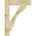 thumbnail image 3 of Ekena Millwork 6"W x 34"D x 46"H Olympic Block Rough Sawn Bracket, Douglas Fir, 3 of 4