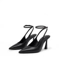 thumbnail image 3 of DREAM PAIRS Womens Closed Toe High Heels Mules Ankle Strap Stiletto Pointed Pumps Shoes Wedding Work Office Sexy Fashion Heeled Sandals, 3 of 7