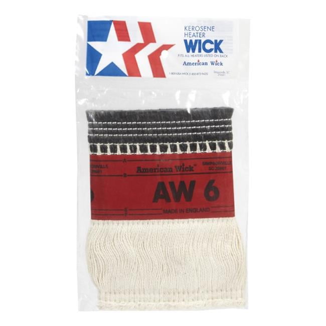 American Wick AW6 Kerosene Heat Wick Aladdin S-181Crestline 3010 Corona Sx-2 NEW