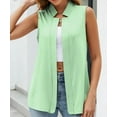 thumbnail image 4 of MORTTIC Women's Sleeveless Vest Blazer, Casual Open Front Work Office Jacket, S-5XL, 4 of 6