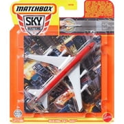 Mattel - Matchbox Skybusters Toy Metal Vehicles - BOEING 747-400 (Red)[Includes Playmat] HVM44