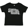thumbnail image 3 of Inktastic Nebraska Silhouette Mandala Boys or Girls Toddler T-Shirt, 3 of 5