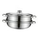 thumbnail image 3 of Olla vaporera DYNWAVEMX utensilios de cocina Acero inoxidable 2 niveles, 3 of 8