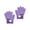 Purple, variant on Kaemgyyd Toddler Winter Gloves Children Cute Stretchy Knit Gloves Full Finger Warm Gloves for Little Boys and Girls 3-5 T
