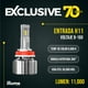 thumbnail image 2 of Luces Led para Auto - ILLUME - Modelo 70 W - 11,000 lúmenes - Resistencia al Agua - Haz de luz Perfecto (H11), 2 of 7