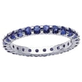 thumbnail image 2 of Karina B� Genuine Sapphire Shared Prongs Eternity Band, 2 of 9