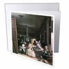 3dRose Las Meninas by Diego Velasqqez, Greeting Cards, 6 x 6 inches, set of 6