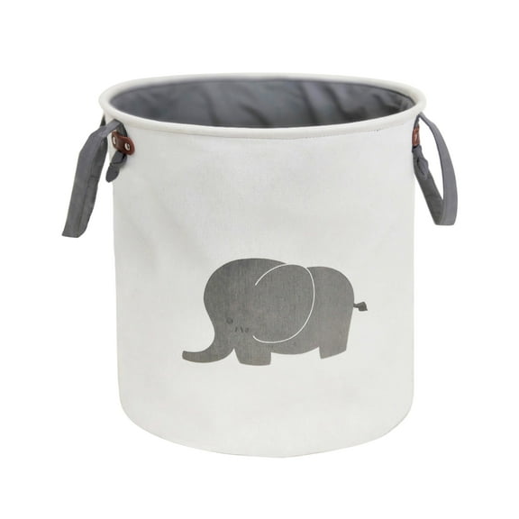 TXCENY Laundry Baskets,Cotton Fabric Laundry Hamper,Collapsible Storage Baskets Home organizer Bin for Baby Nursery,Toys(Baby hamper)