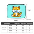 thumbnail image 3 of Cute Shiba Inu Crying Cartoon 17 inch Portable Laptop Sleeve Compatible with MacBook Air Notebook Computer Case for Men Women College School Students, 3 of 7