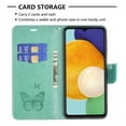 thumbnail image 2 of Galaxy A13 5G Wallet Case,Dteck Magnetic Butterfly Pattern Leather Card Pocket Case Hybrid Rubber Kickstand Cover with Strap for Samsung Galaxy A13 5G 6.5-inch,Green, 2 of 6