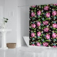 thumbnail image 3 of Waterproof Pioneer Shower Curtain 72x84 Inch Polyester Unique Cute Floral Shower Curtain for Bathroom Hotel Home Decor with 12 Plastic Hooks, 3 of 5