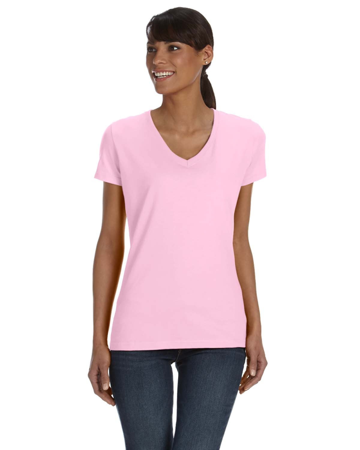 Loom Ladies' 5 oz. HD Cotton™ V-Neck 