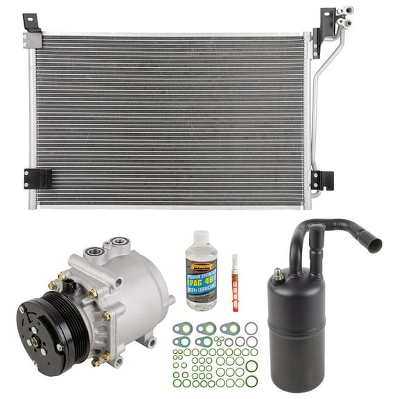 A/C Kit w/ AC Compressor Condenser & Drier For 2003 Lincoln Town Car - BuyAutoParts
