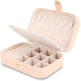 thumbnail image 1 of Small Jewellery Box,Necklace Ring Storage Box Mini Jewellery Box Double Layer Travel Jewellery Storage Box for Women Girls Gifts, 1 of 7