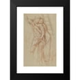 thumbnail image 2 of Charles Haslewood Shannon 11x14 Black Modern Framed Museum Art Print Titled - Woman Embraces a Man Leaning Against a Tree (1985), 2 of 5