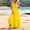 Yellow, variant on Bnwani Slip Dresses,Ladies Dresses,Backless,V-Neck,Solid,Ankle Length,Green,L
