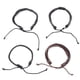 thumbnail image 5 of 4 Unids/set Pulseras Cuero Trenzado Hombres Vintage Pulseras Cuerda Multicapa, 5 of 9