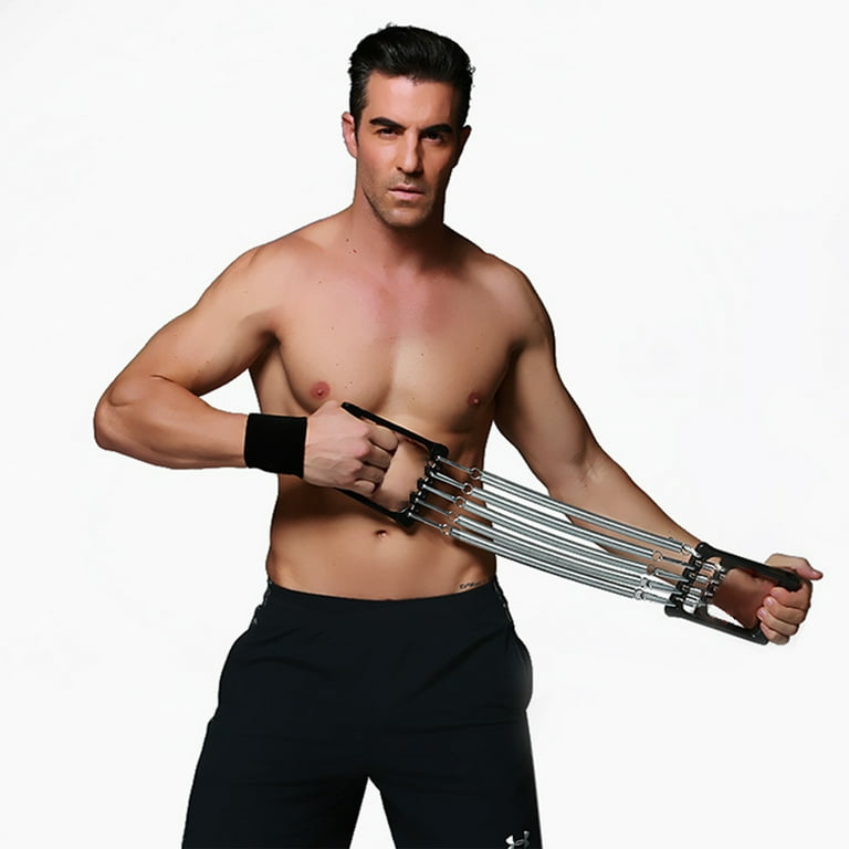 4 Piece Fitness Bundle - 1X Tummy Trimmer, 1X Steel Spring Chest