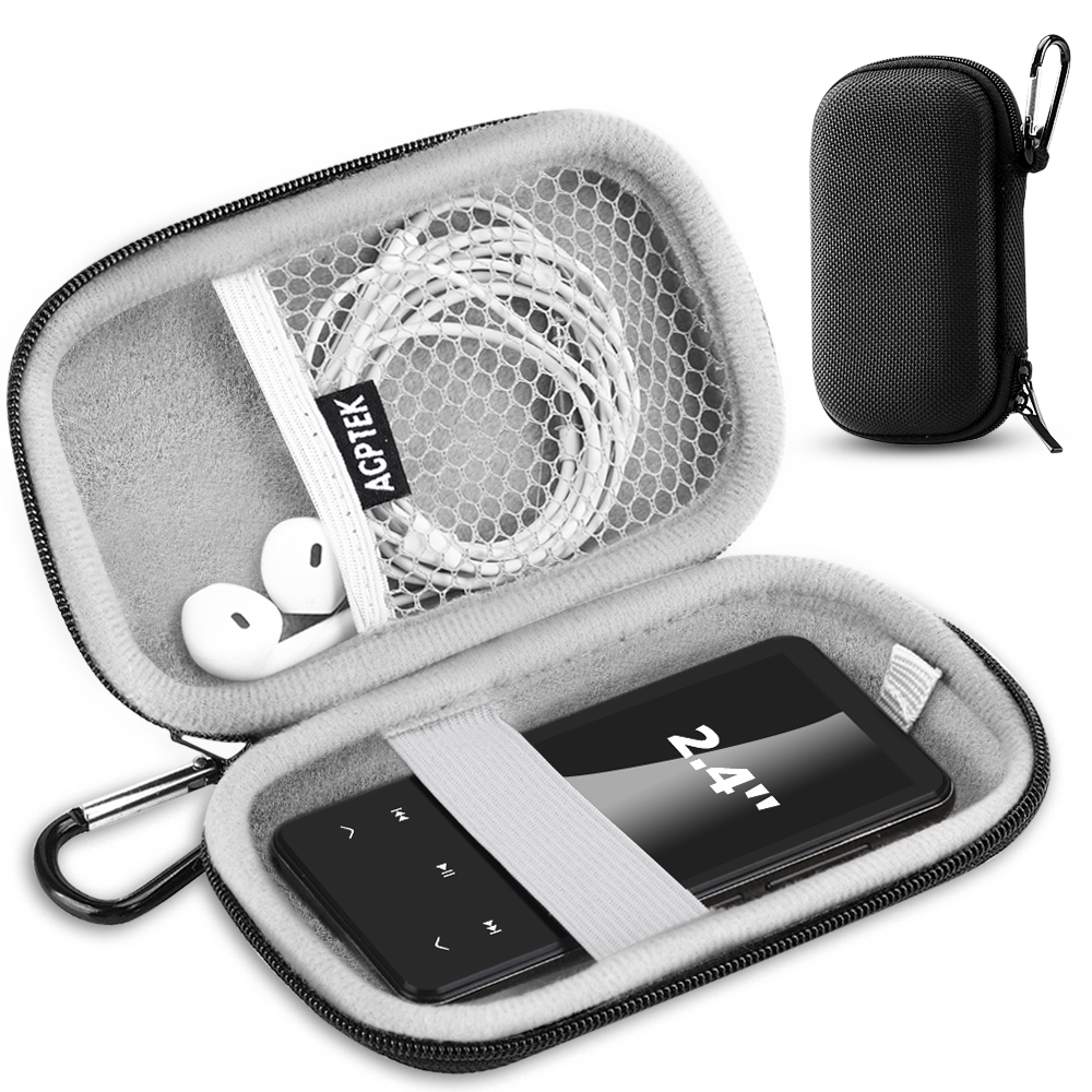 agptek portable carrying case for mp3 players, sandisk, ipod nano, ipod