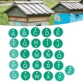 thumbnail image 5 of 26-Piece ABS Beehive Numbered Tag Set - Round, Durable, with Hole for Easy Attachment, Ideal for Beekeeping and Livestock Management, 5 of 9