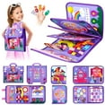 thumbnail image 1 of Freybli Tablero ocupado para niños pequeños Juguetes Montessori para niñas de 1 a 3 años Regalo de cumpleaños Aprendizaje educativo Libro ocupado para niños pequeños 1-3 Tablero ocupado para niños peq, 1 of 5